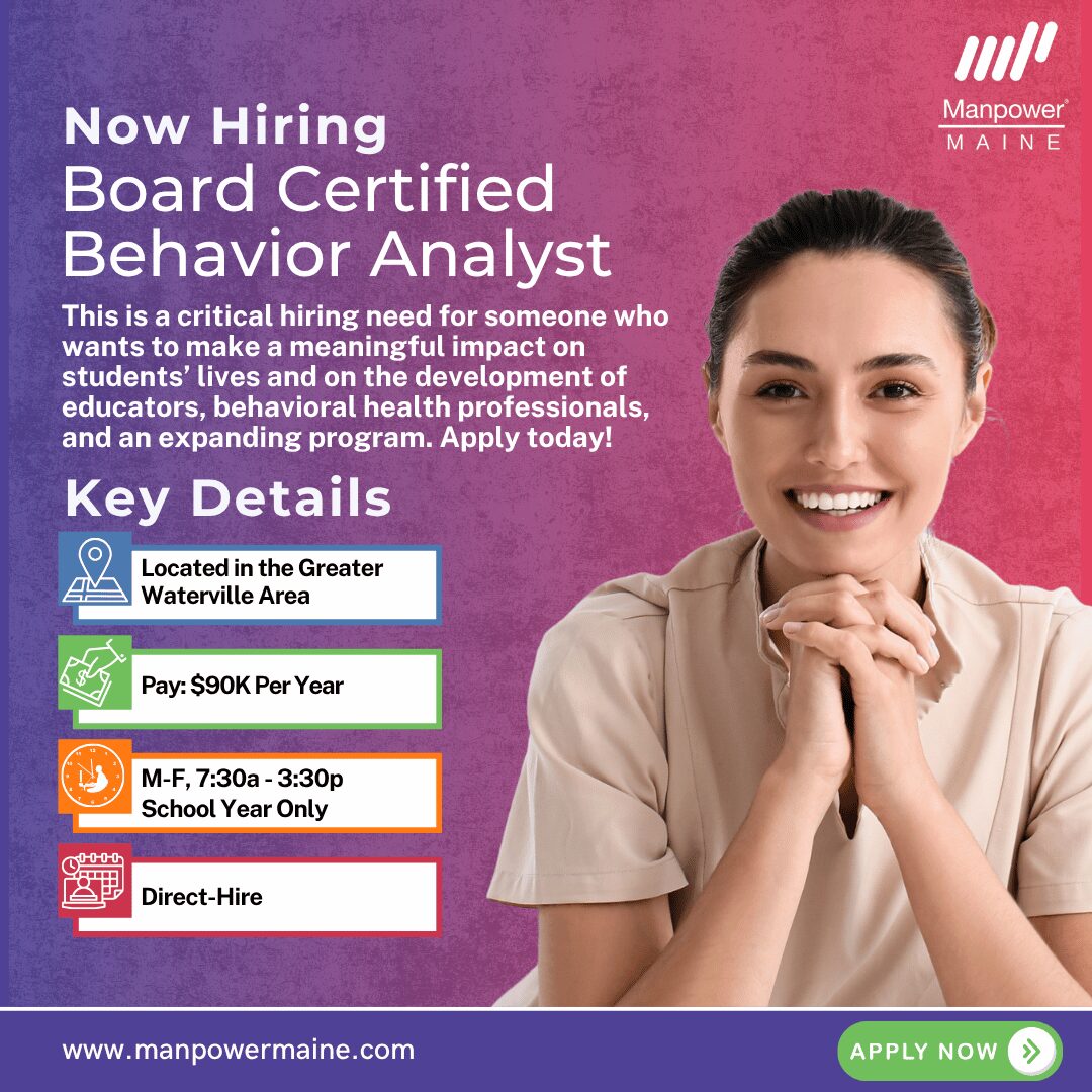 Board Certified Behavior Analyst - Greater Waterville - Web