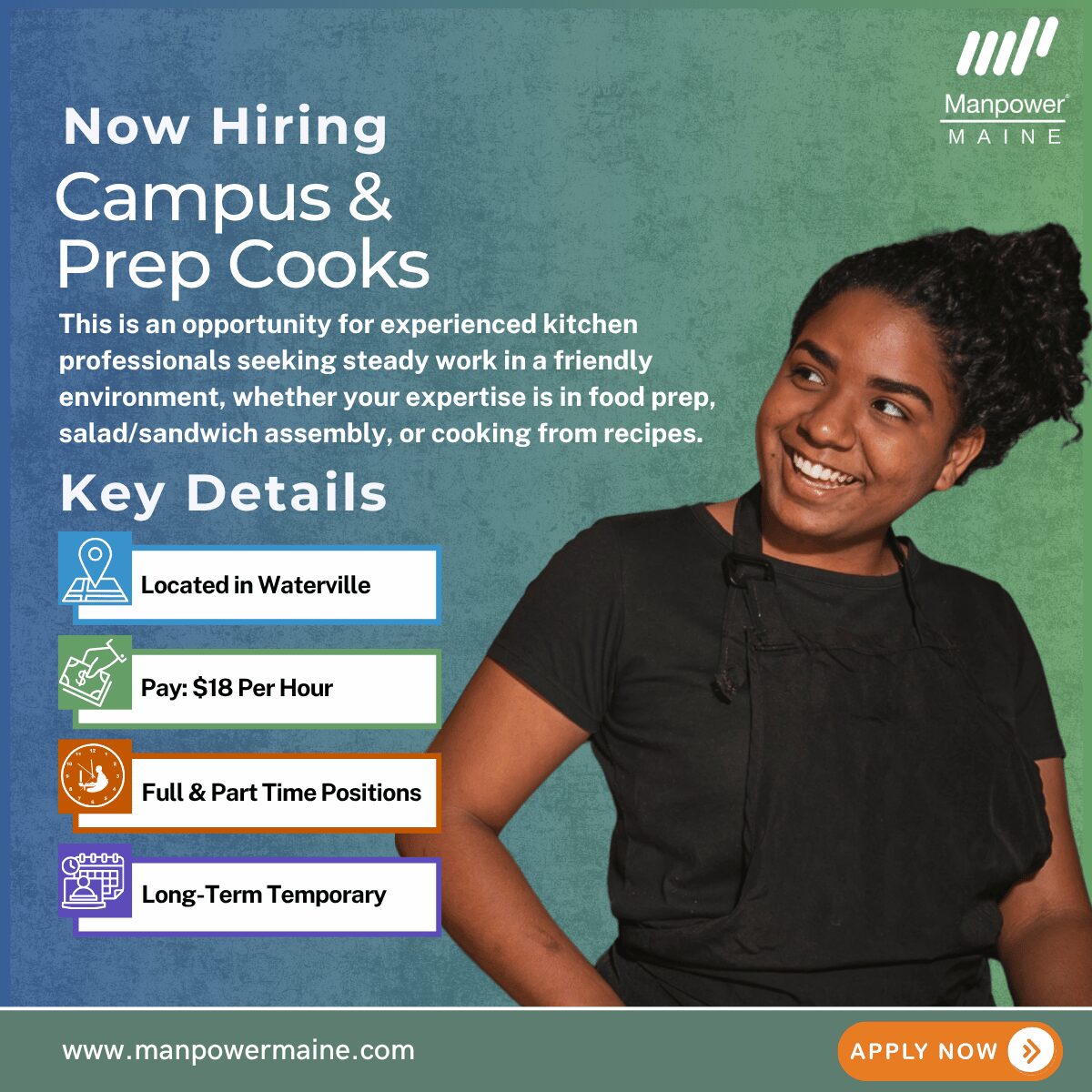 Campus & Prep Cooks - Waterville - Web