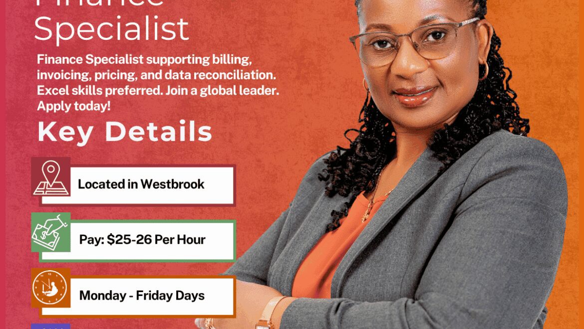 Finance Specialist - Westbrook - Web