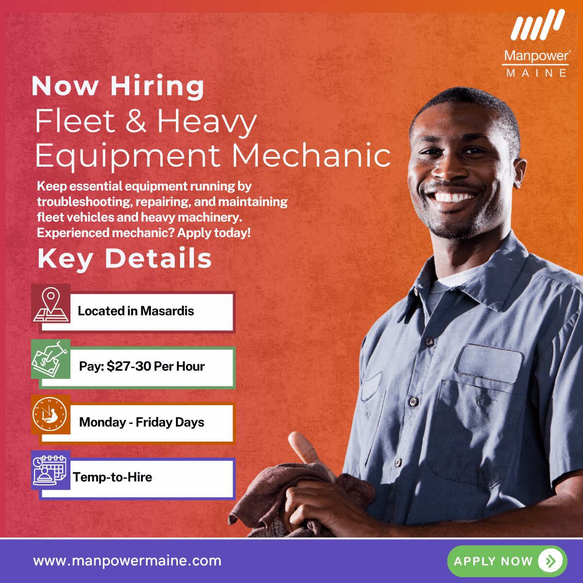 Fleet & Heavy Equipment Mechanic - Masardis - Web Fleet & Heavy Equipment Mechanic - Masardis - Web