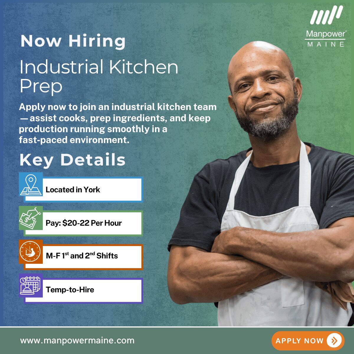 Industrial Kitchen Prep 1st & 2nd - York - Web