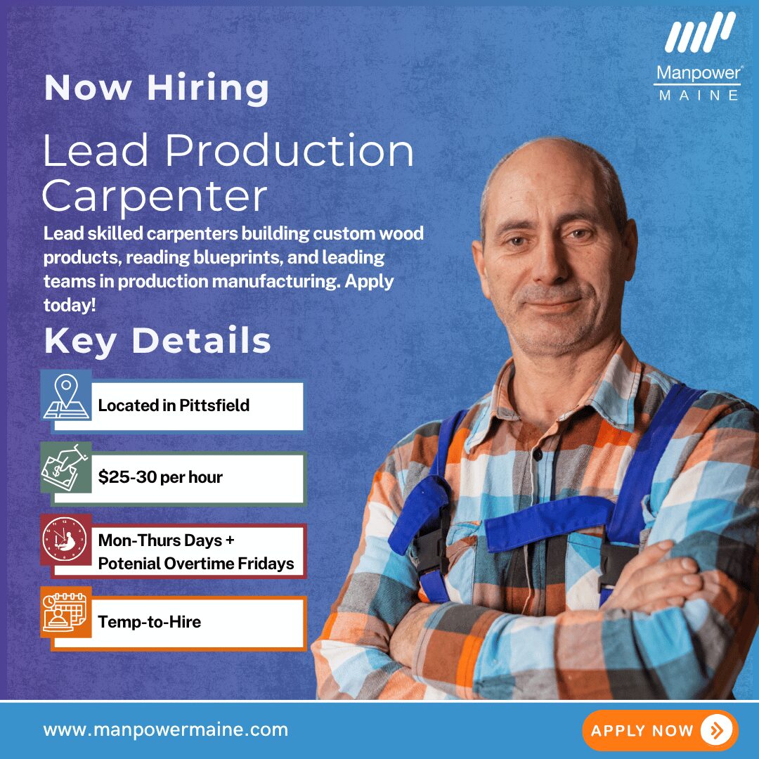 Lead Production Carpenter - Pittsfield - Web Lead Production Carpenter - Pittsfield - Web