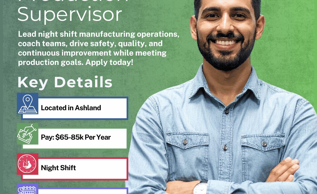 Production Supervisor - Ashland - Web