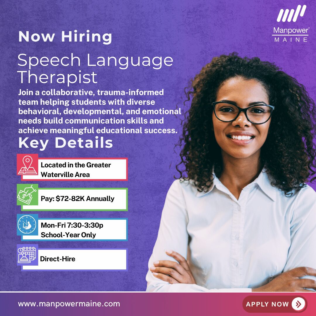 Speech Language Therapist - Central Maine - Web