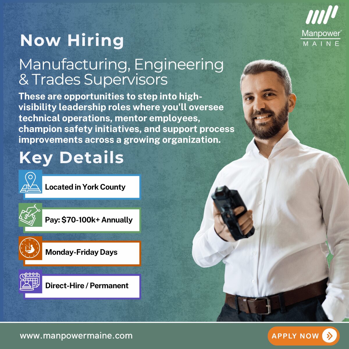 Manufacturing Engineering & Trades - York County - Web