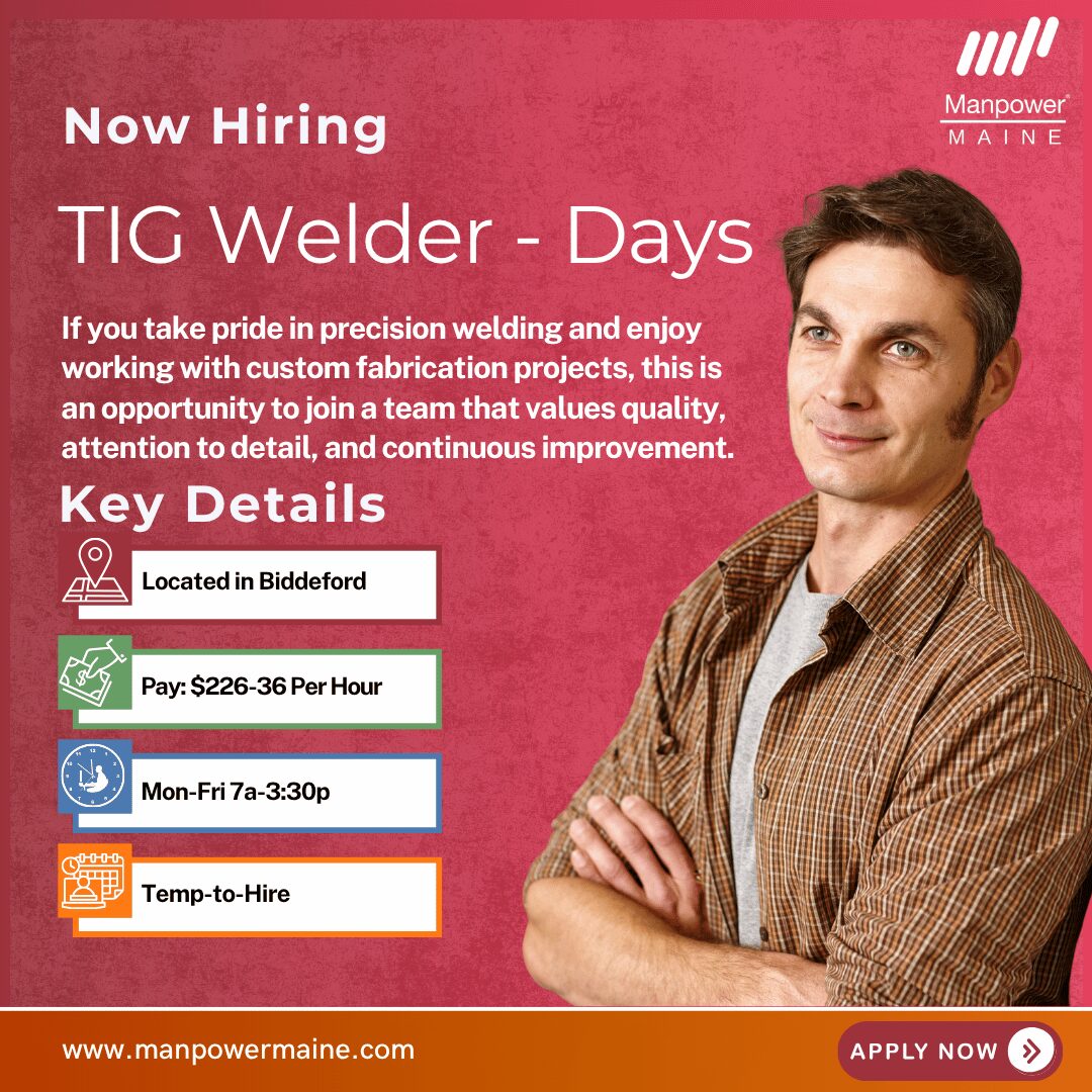 TIG Welder - Biddeford - Web